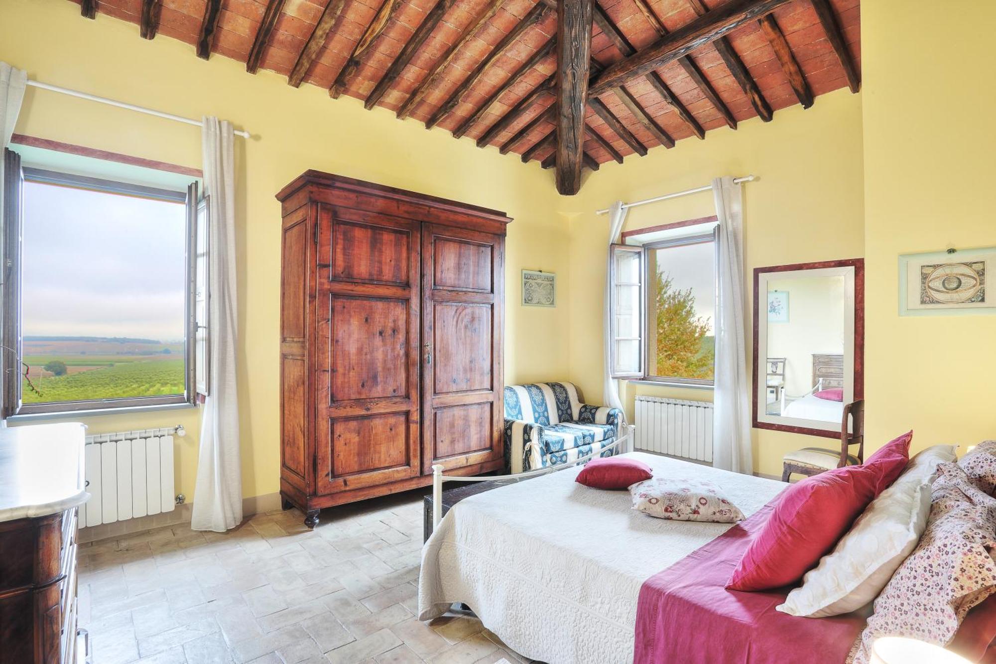 Podere Il Belvedere Su Cortona Castiglion Fiorentino Luaran gambar