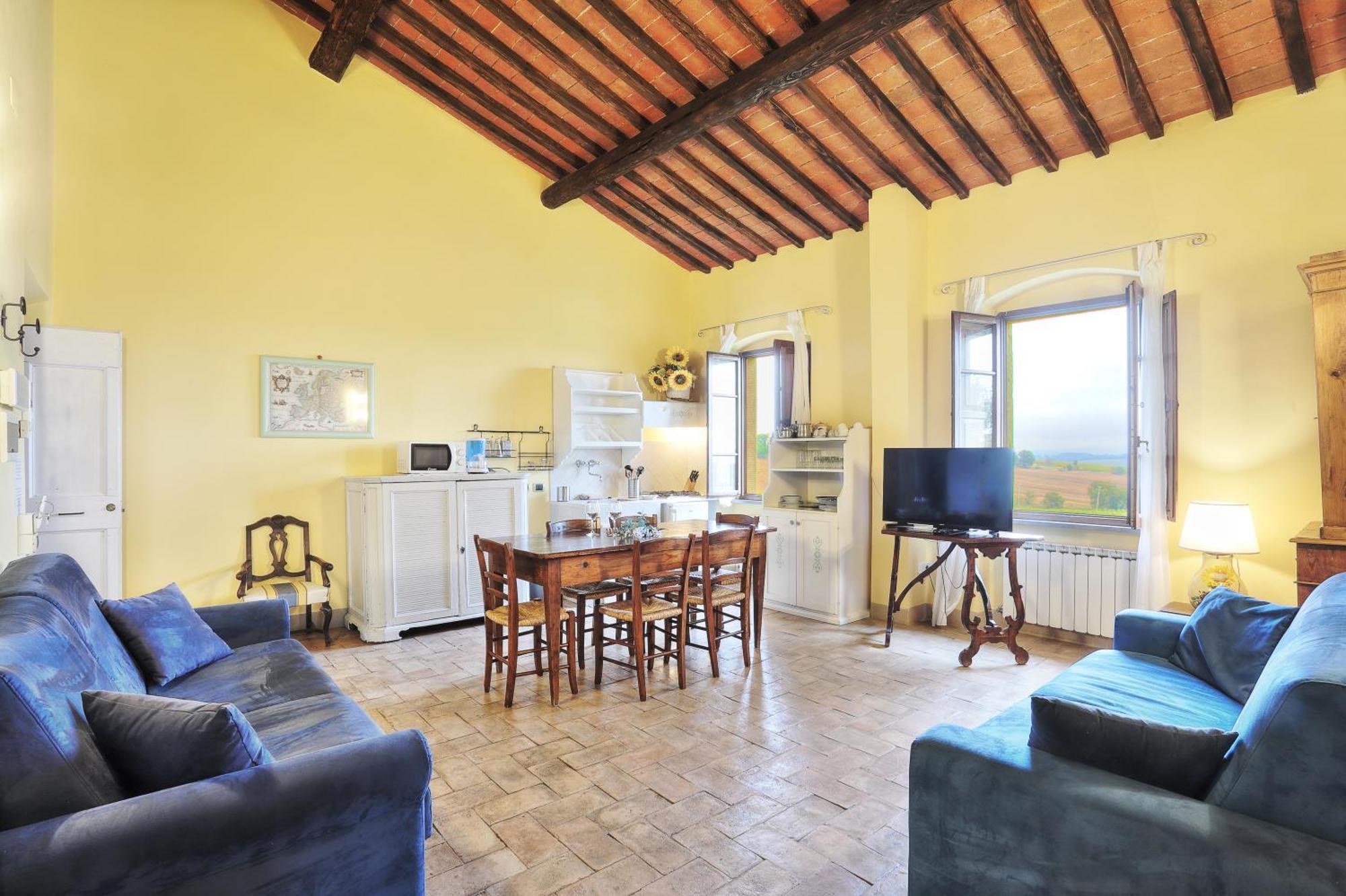 Podere Il Belvedere Su Cortona Castiglion Fiorentino Luaran gambar