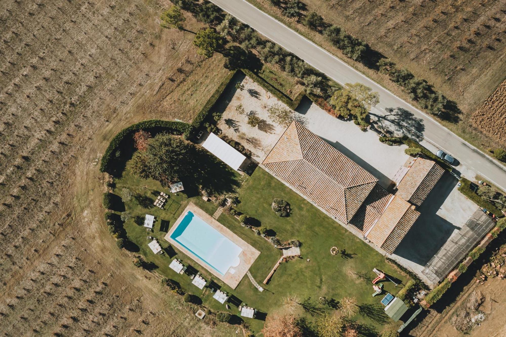Podere Il Belvedere Su Cortona Castiglion Fiorentino Luaran gambar