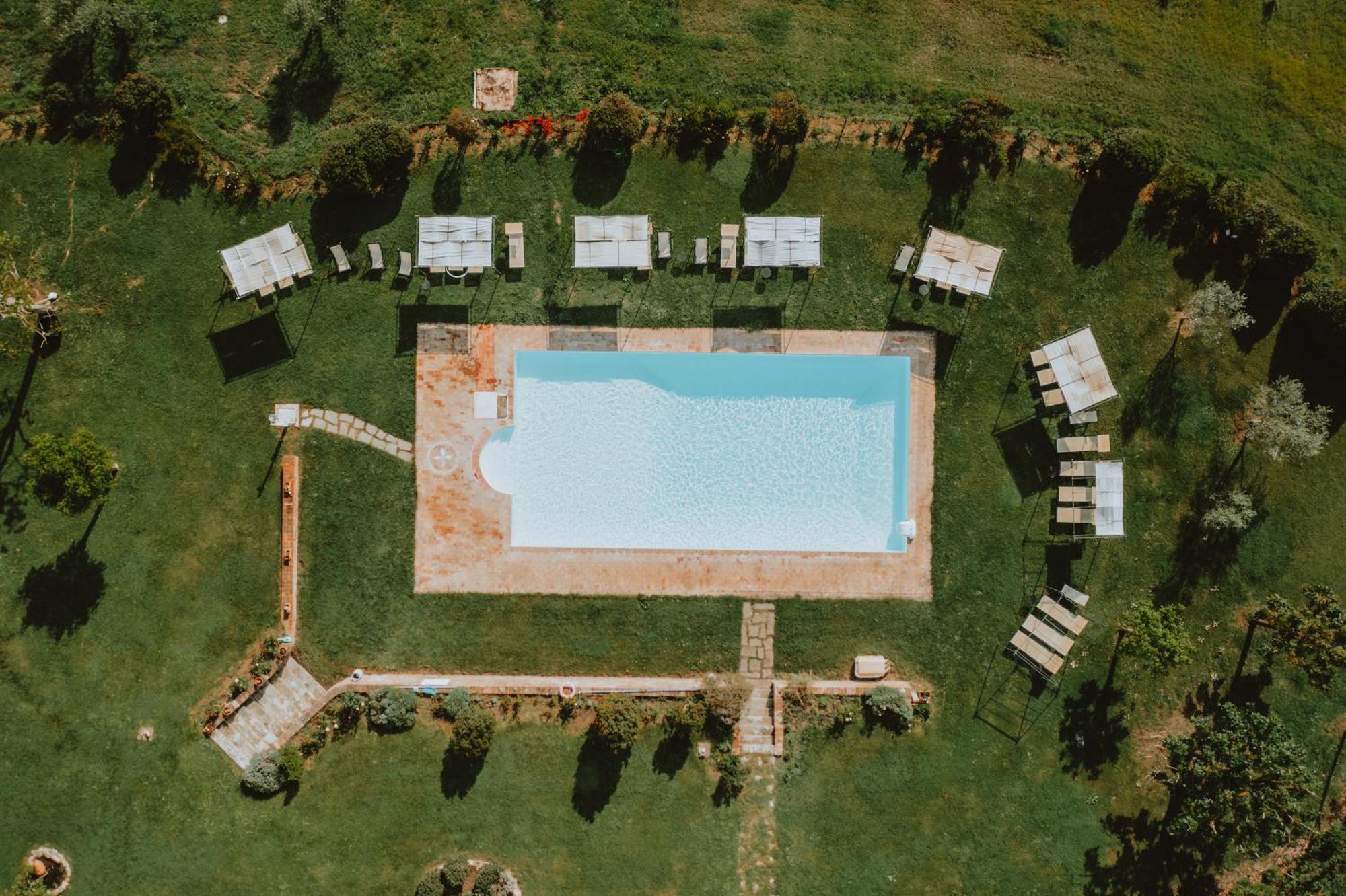 Podere Il Belvedere Su Cortona Castiglion Fiorentino Luaran gambar